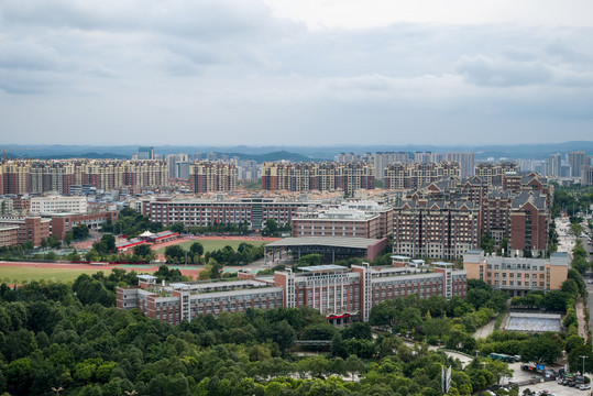 绵阳东辰中学全景