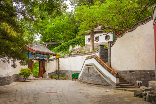 北京北海公园庭院