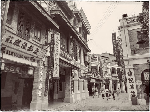 香港街景老建筑