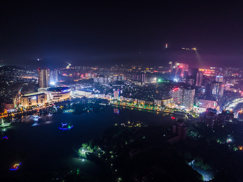 郴州城夜景