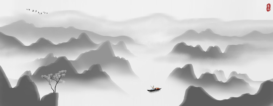 山水画