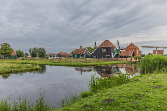 荷兰阿姆斯特丹风车村