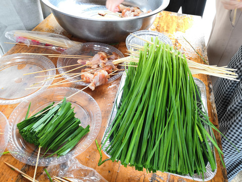 韭菜烤串