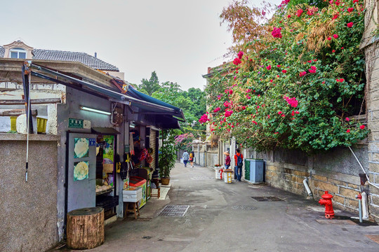 厦门鼓浪屿小巷