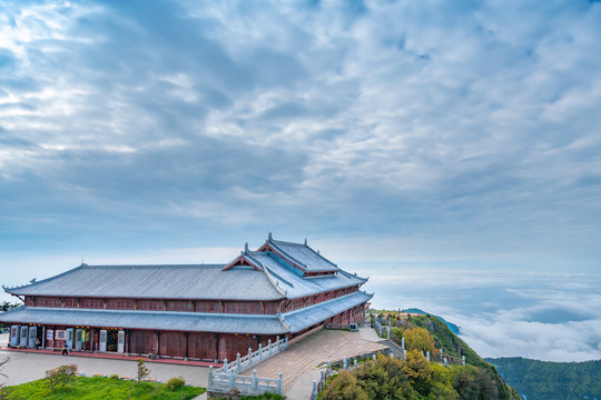 峨眉山的风光