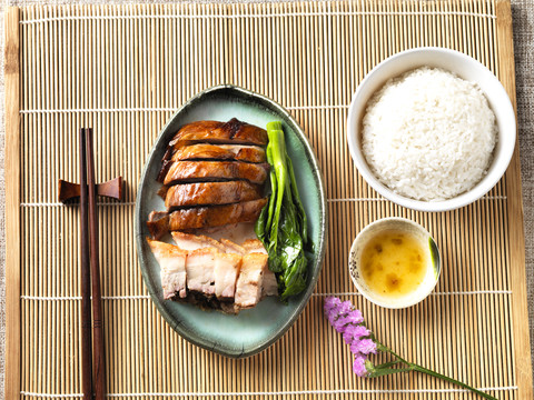 烧肉烧鹅饭