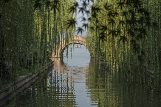 中国浙江杭州西湖风光