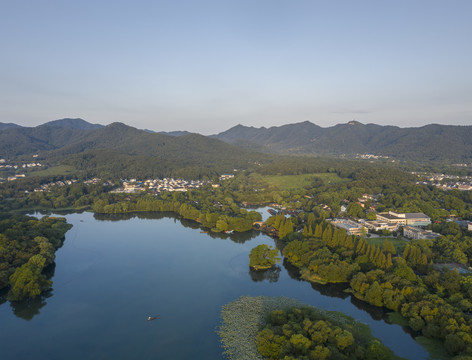 中国浙江杭州西湖风光