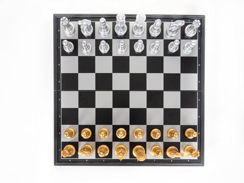 国际象棋俯拍图