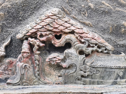古代神仙雕塑