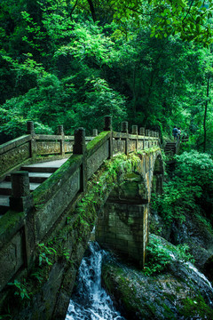 青城后山双石桥