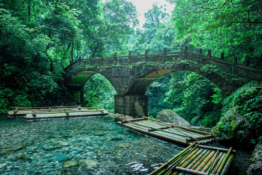 青城后山双石桥