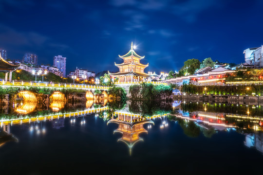 贵阳甲秀楼夜景