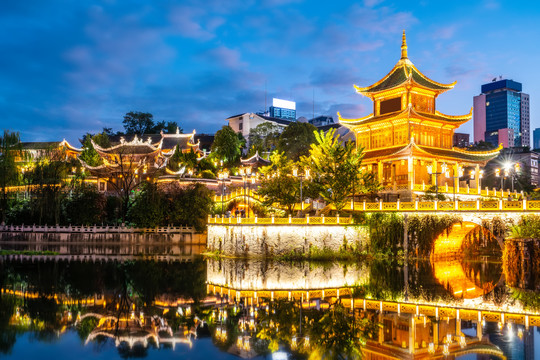 贵阳甲秀楼夜景