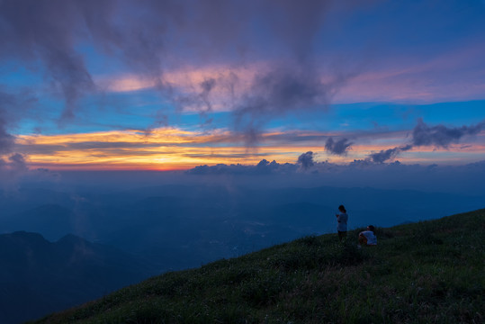 江西萍乡武功山景区风光