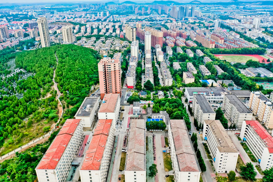 航拍徐州建筑学院