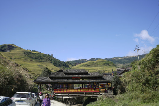 大瑶寨梯田观景区门楼