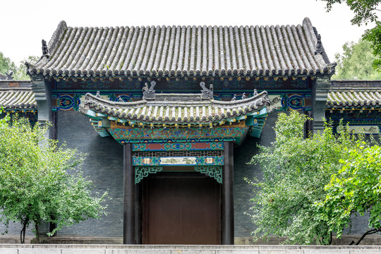 晋祠中式古建筑