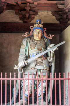 晋祠奉圣寺雕塑