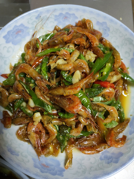 青椒河虾