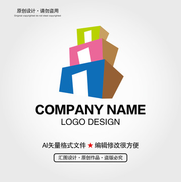 积木玩具LOGO