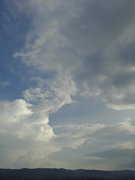 直构图天空背景