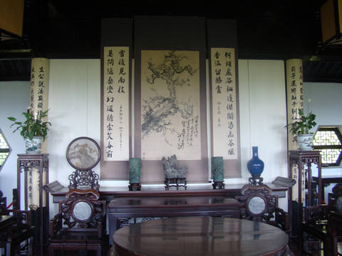 中式客厅中堂