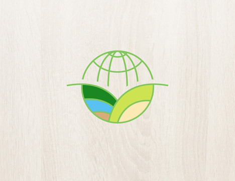 logo标志商标字体设计地球