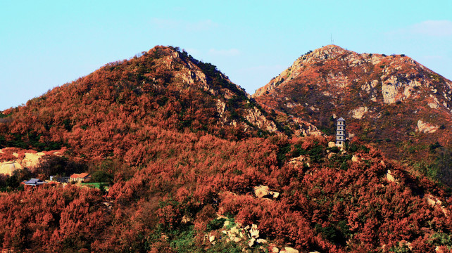 五莲大青山揽月峰