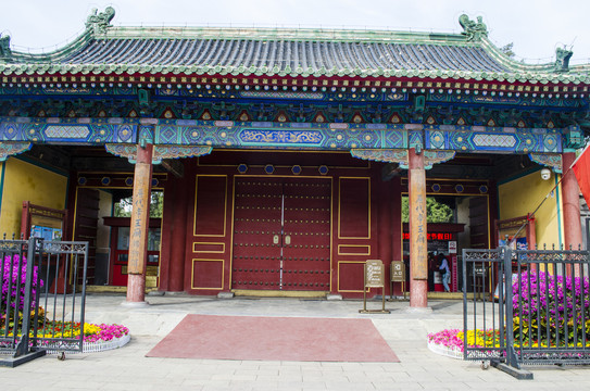 北京帝王庙内景