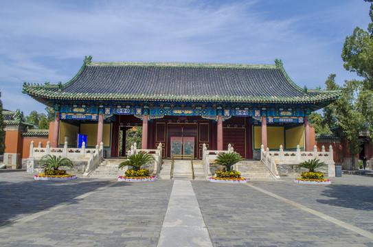 北京历代帝王庙全景