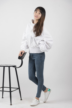 小清新美女人像