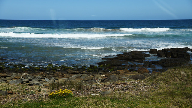 澳大利亚太平洋的海浪