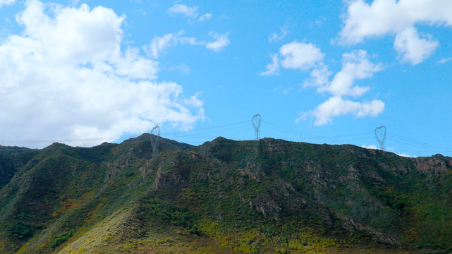 山峰景色