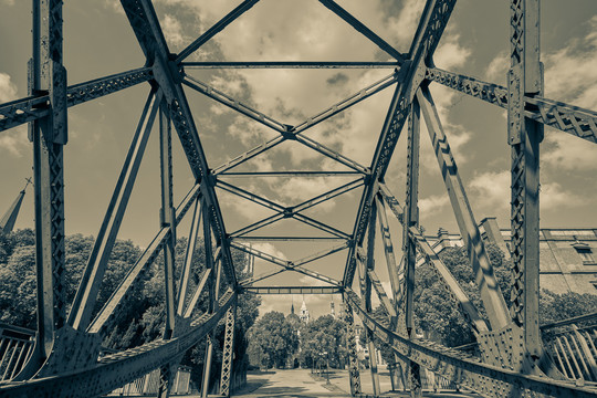 老上海铁桥