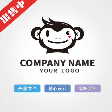 猴子logo