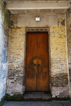 旧式门背景
