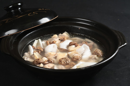 肉松茸排骨椰子鸡