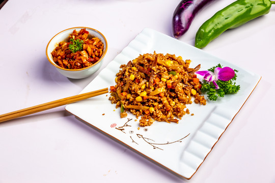 炒饭特色茄条炒饭