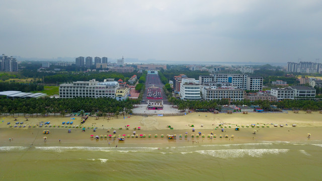 中国第一滩航拍
