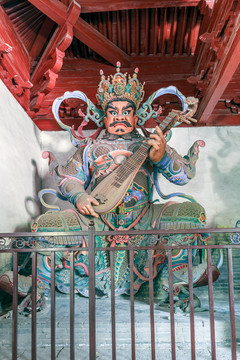 隆兴寺门神雕塑