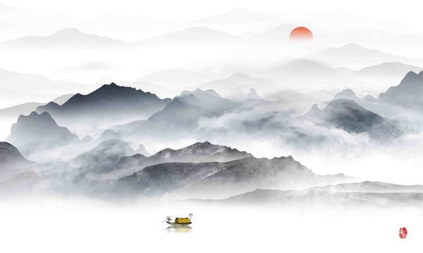 水墨画