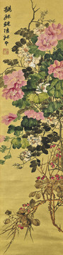 赵之谦芙蓉月季