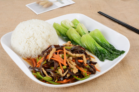 鱼香肉丝饭