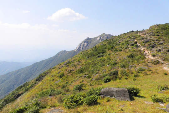 梁野山山顶