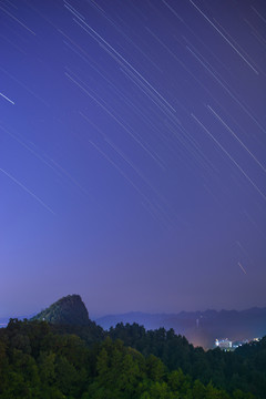 花果园夜幕下的星空