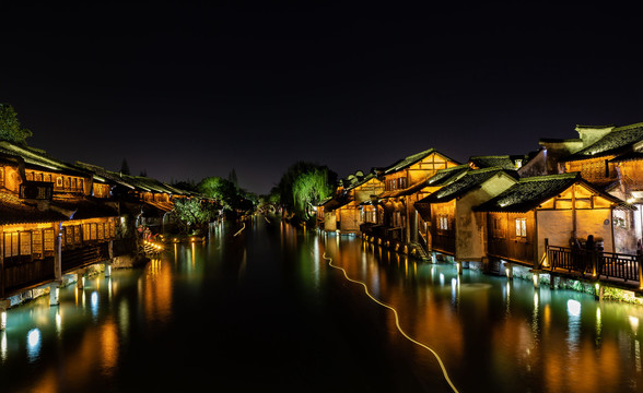 杭州乌镇夜景