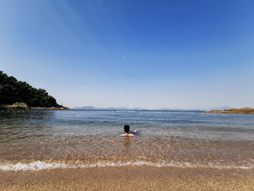 海滩深圳大鹏海湾一个人独享