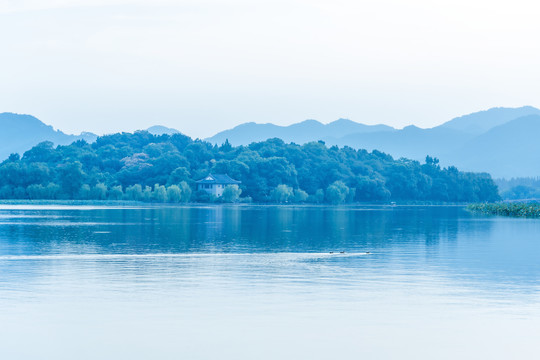 杭州西湖风光孤山公园