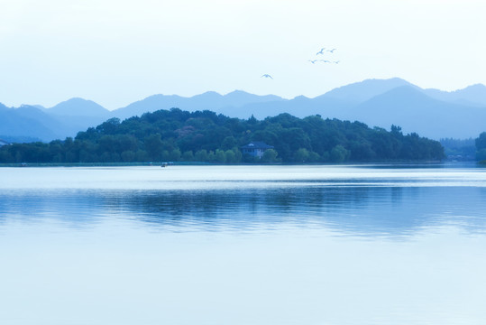 杭州西湖孤山公园